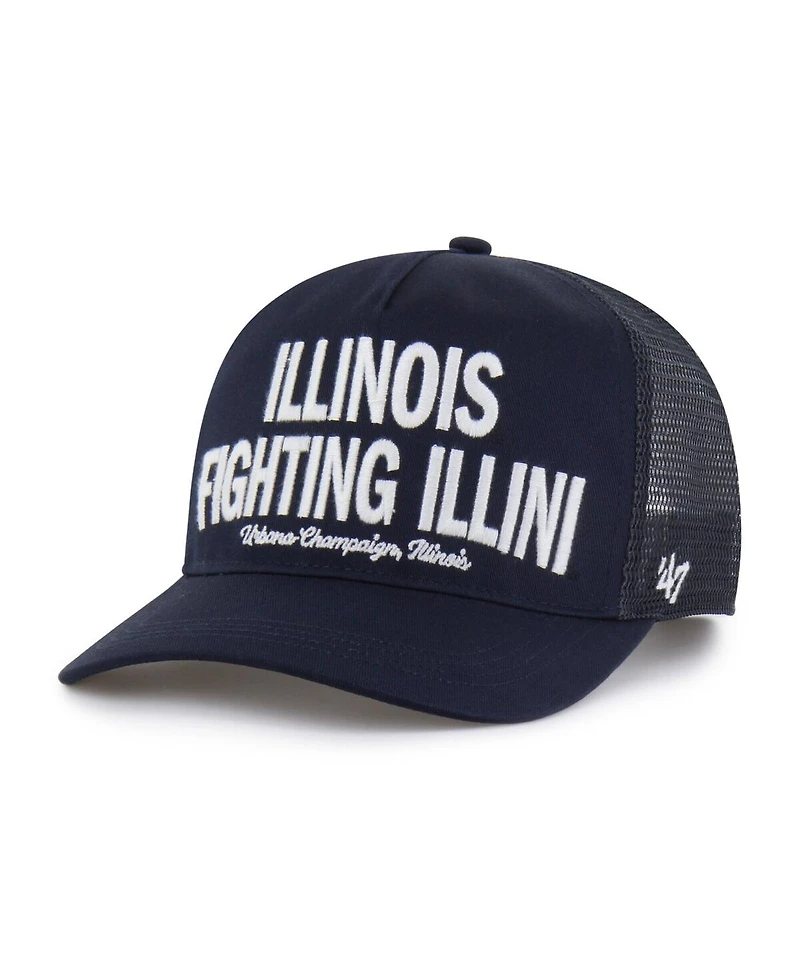 '47 Brand Men's Navy Illinois Fighting Illini Contemporary Hitch Trucker Adjustable Hat