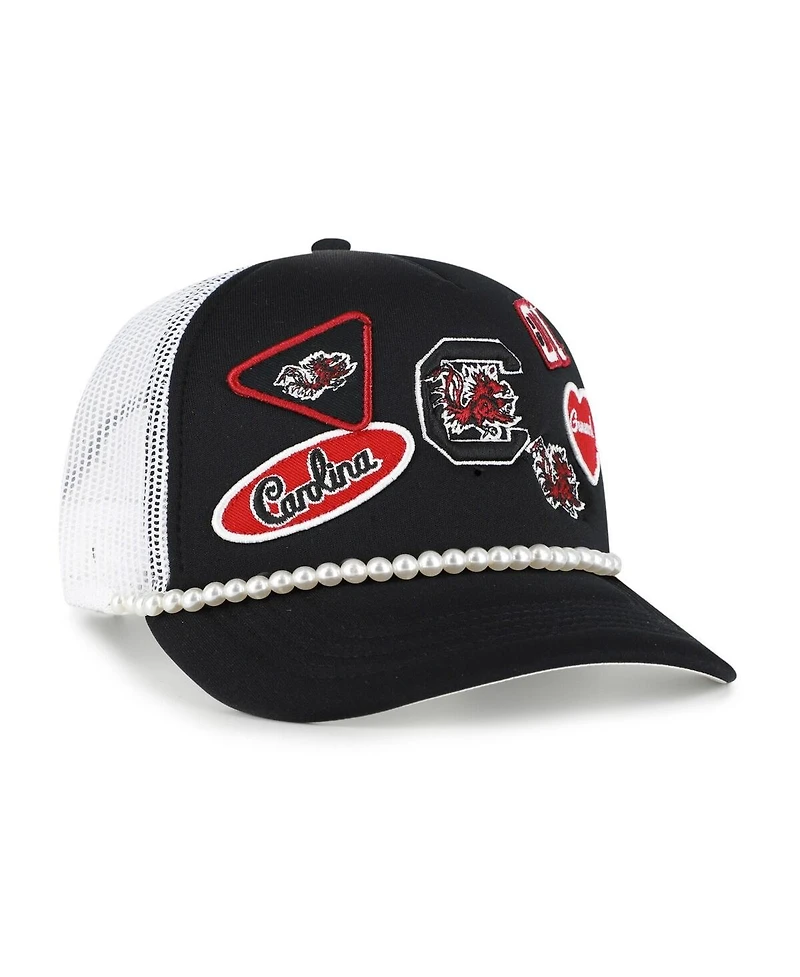 '47 Brand Men's Black/White South Carolina Gamecocks Rally On Hitch Adjustable Hat
