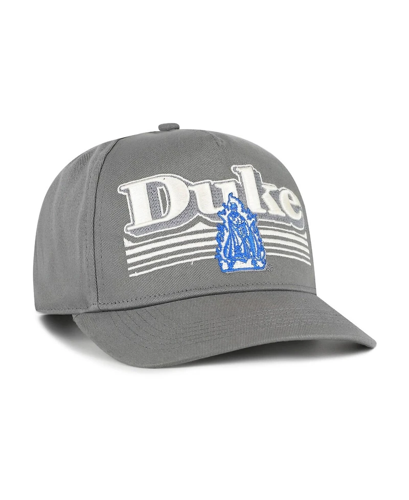 '47 Brand Men's Gray Duke Blue Devils Script Fade Hitch Adjustable Hat