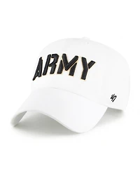 '47 Brand Men's White Army Black Knights Clean Up Adjustable Hat