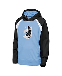 Outerstuff Big Boys and Girls Light Blue Minnesota United Fc Striker Fleece Hoodie