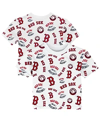 Outerstuff Toddler White Boston Red Sox Run Down T-Shirt