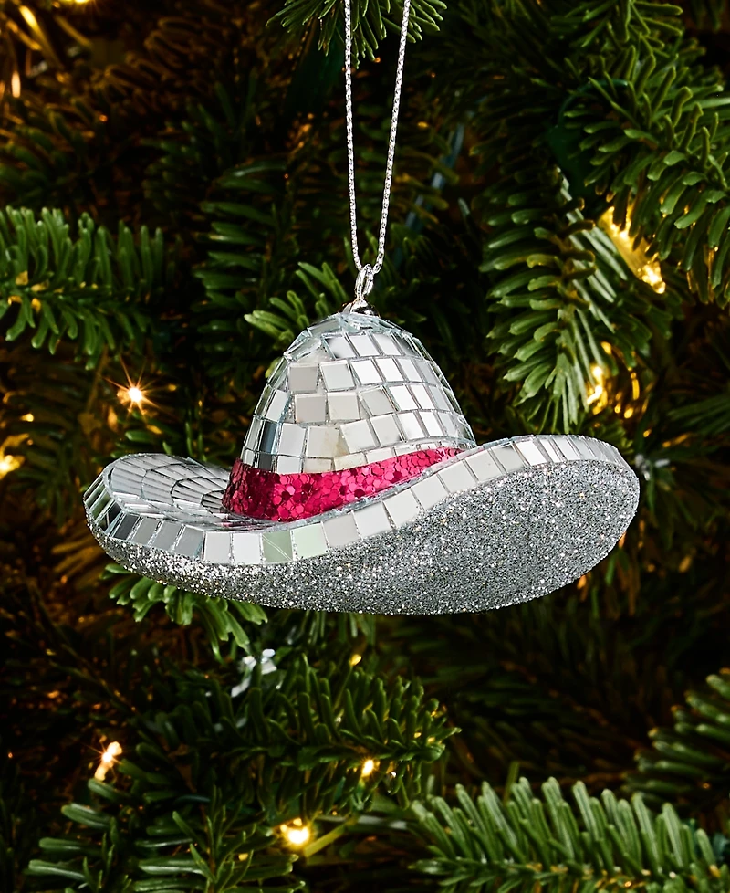 Holiday Lane Disco Brights Sequin Hat Ornament, Macy's Exclusive