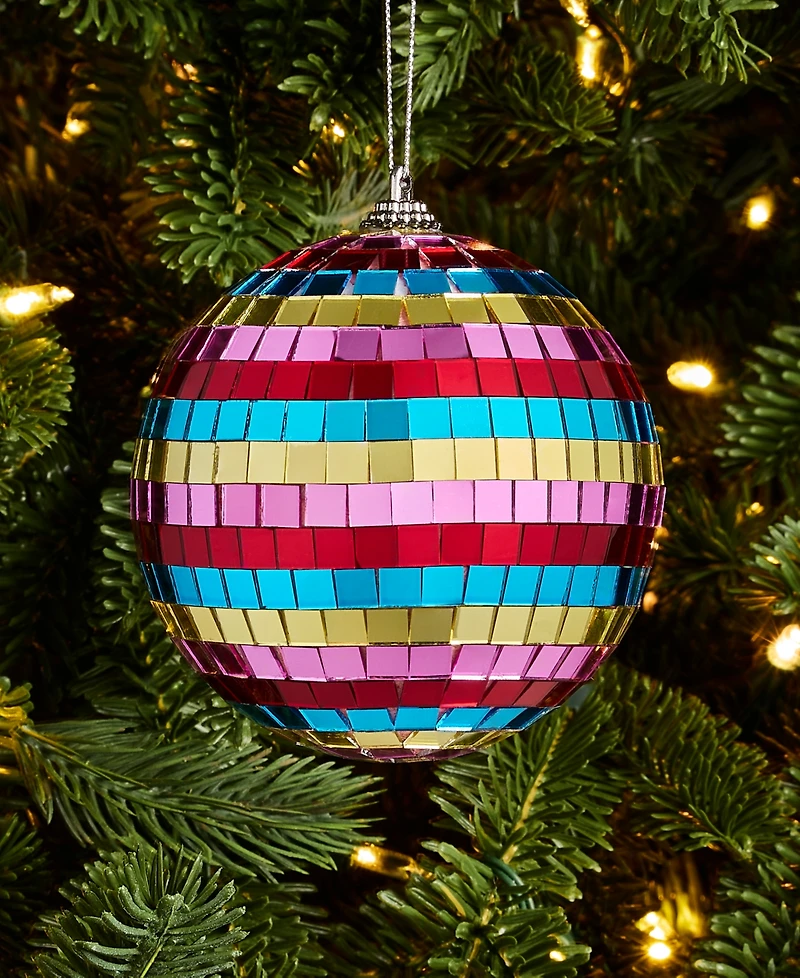 Holiday Lane Disco Brights Sequin Ball Ornament, Macy's Exclusive