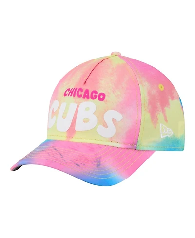 New Era Toddler Chicago Cubs Tie Dye M-Crown A-Frame 9FORTY Adjustable Hat