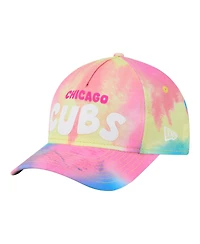 New Era Toddler Chicago Cubs Tie Dye M-Crown A-Frame 9FORTY Adjustable Hat