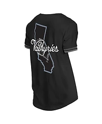 New Era Men's Black Golden State Valkyries 2026 Wnba Draft Hometown Baseball Jersey