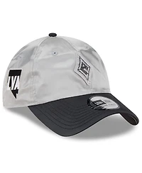 New Era Men's and Women's Silver/Black Las Vegas Aces 2026 Wnba Draft Satin Crystals Casual Classic Adjustable Hat