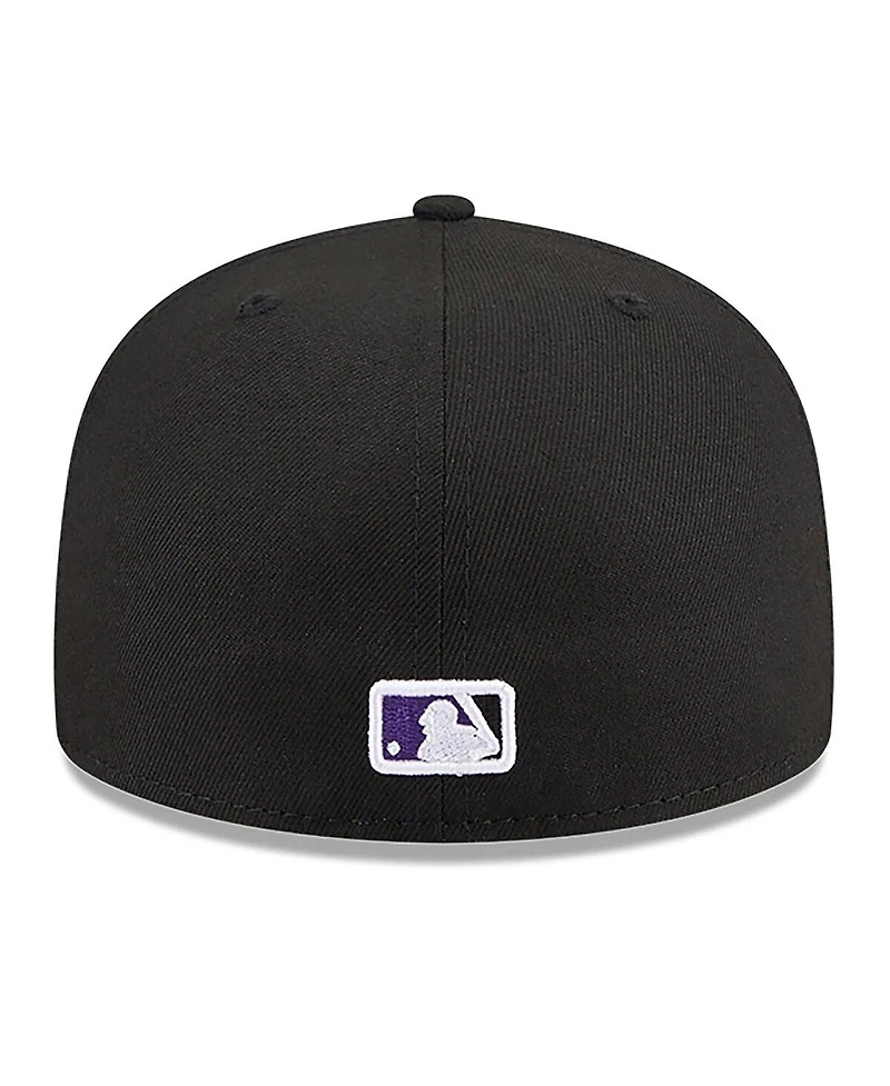New Era Men's Black Colorado Rockies 2026 Jackie Robinson Day 59FIFTY Fitted Hat