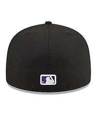 New Era Men's Black Colorado Rockies 2026 Jackie Robinson Day 59FIFTY Fitted Hat