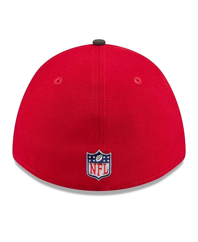 New Era Men's Red/Pewter Tampa Bay Buccaneers 2026 Nfl Draft 39THIRTY M-Crown Flex Hat