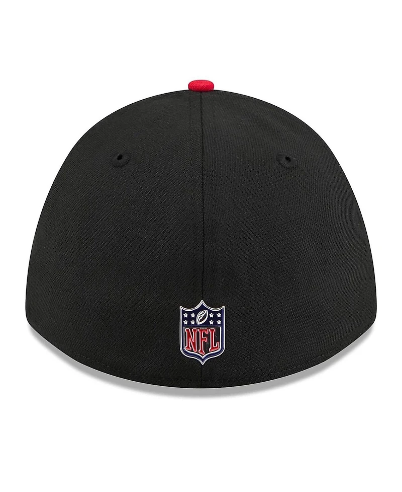 New Era Men's Black/Red Atlanta Falcons 2026 Nfl Draft 39THIRTY M-Crown Flex Hat