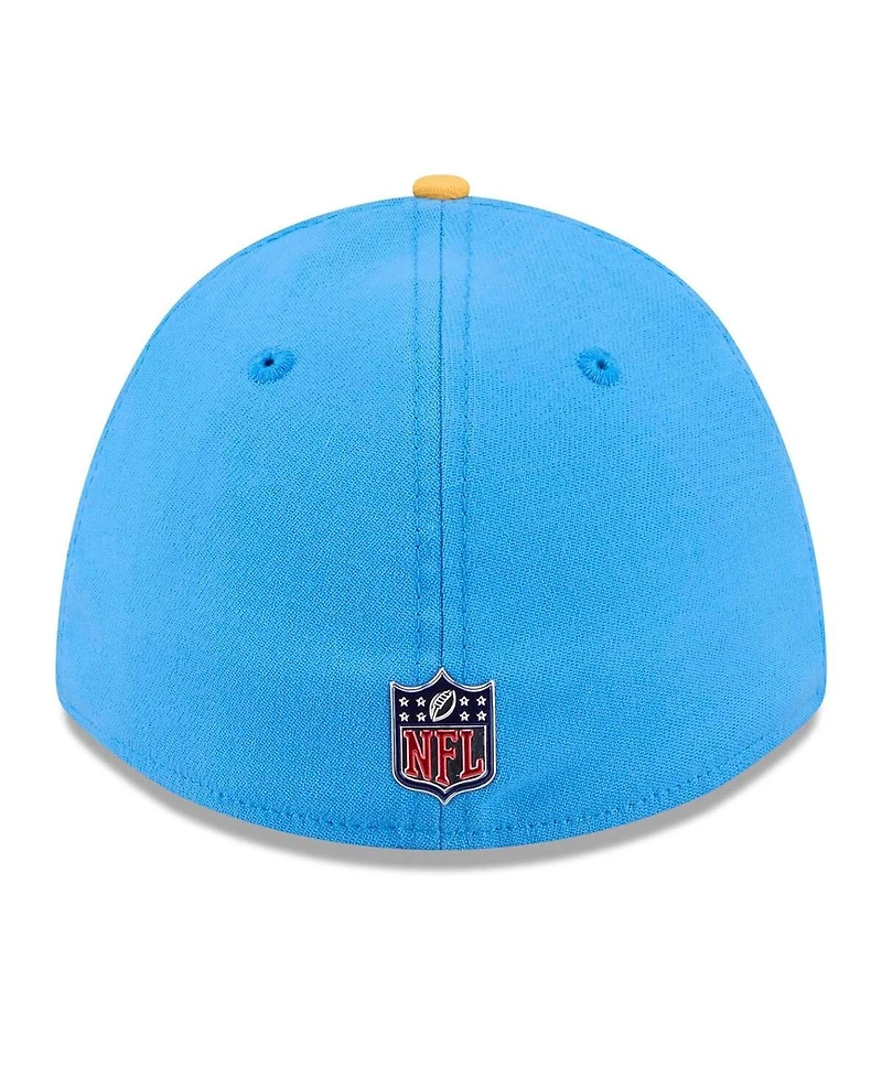 New Era Men's Powder Blue/Gold Los Angeles Chargers 2026 Nfl Draft 39THIRTY M-Crown Flex Hat