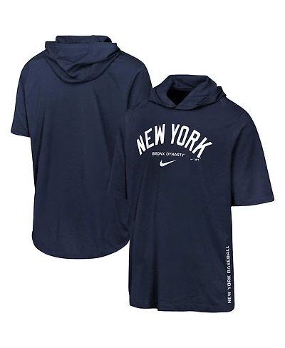 Nike Big Boys and Girls Navy New York Yankees Dri-fit Hooded T-Shirt