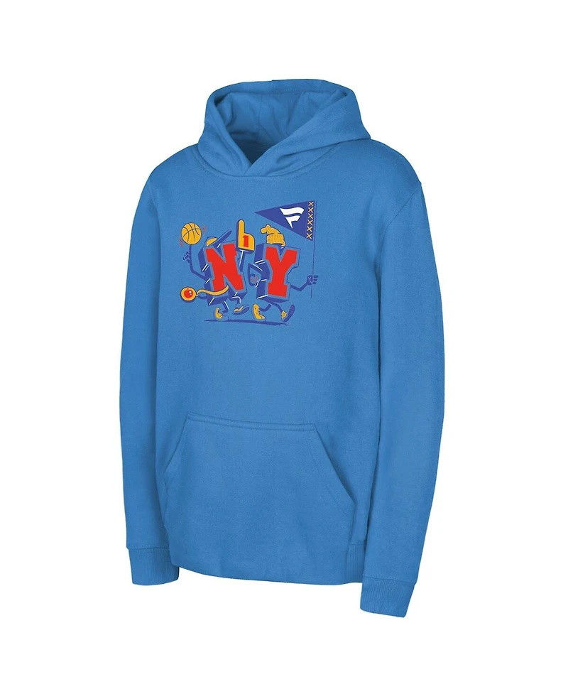 Outerstuff Big Boys and Girls Light Blue Fanatics Fest 2025 Run it Back Fleece Hoodie