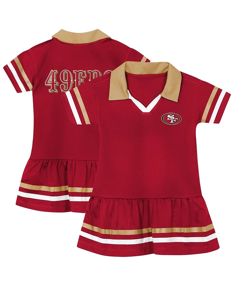 Outerstuff Girls Toddler Scarlet San Francisco 49ers Star Player Dress