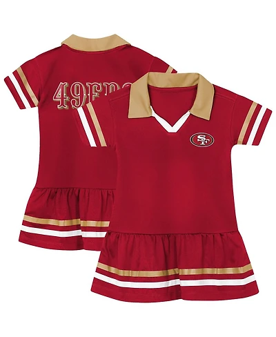 Outerstuff Girls Toddler Scarlet San Francisco 49ers Star Player Dress