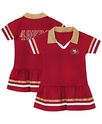 Outerstuff Girls Toddler Scarlet San Francisco 49ers Star Player Dress