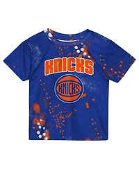 Outerstuff Preschool 2-Piece Blue New York Knicks Home Plate T-Shirt and Shorts Set
