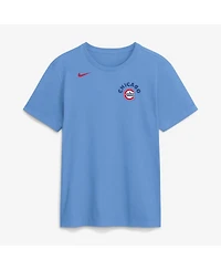 Nike Men's Light Blue Chicago Cubs Electric Bear T-Shirt