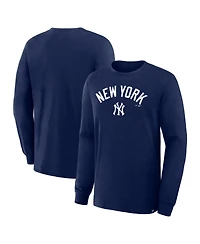 Fanatics Men's Navy New York Yankees Lock-Up Legacy Long Sleeve T-Shirt