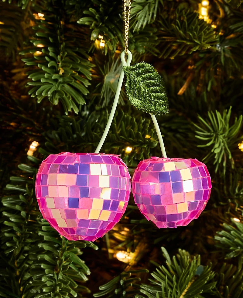 Holiday Lane Disco Brights Cherry Ornament, Macy's Exclusive