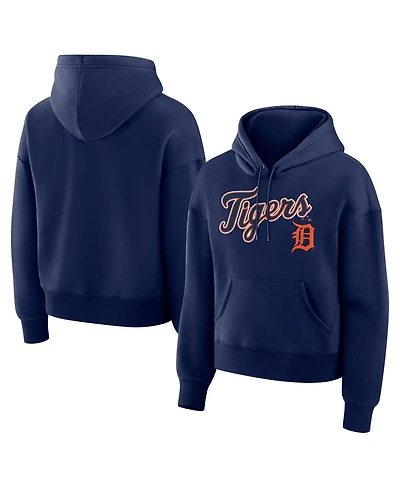 Fanatics Women's Navy Detroit Tigers Lockup Legacy Fleece Hoodie