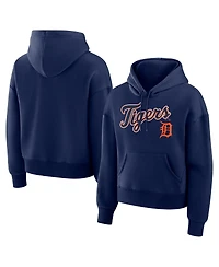 Fanatics Women's Navy Detroit Tigers Lockup Legacy Fleece Hoodie