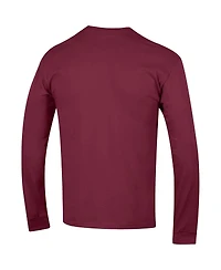Champion Men's Burgundy Washington Commanders Seal Long Sleeve T-Shirt