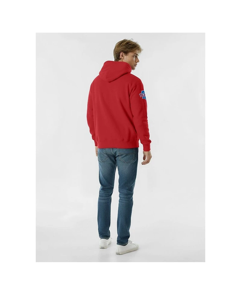 Champion Men's Red Philadelphia Phillies Reverse Weave Chenille Hoodie