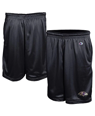 Champion Men's Black Baltimore Ravens Classic Mesh Shorts