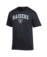 Champion Men's Black Las Vegas Raiders Arch Over Logo T-Shirt