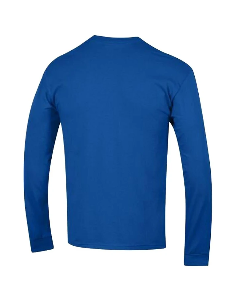 Champion Men's Royal Seattle Seahawks Arch Over Logo Long Sleeve T-Shirt