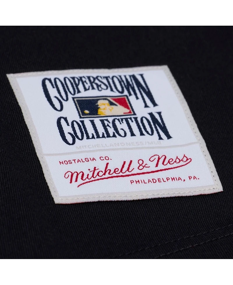 Mitchell & Ness Men's Black San Francisco Giants Wild Pitch Ringer T-Shirt