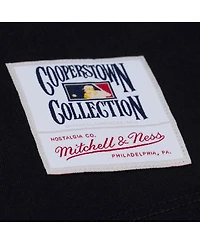 Mitchell & Ness Men's Black San Francisco Giants Wild Pitch Ringer T-Shirt