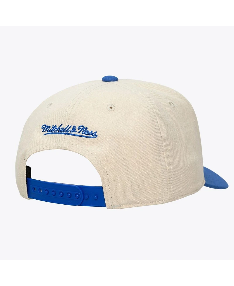 Mitchell & Ness Men's and Women's Cream Atlanta Braves Retro Arch Pro Pinch Snapback Hat