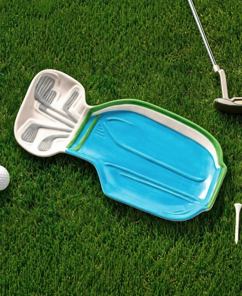 Godinger Golf Bag Platter, 12"