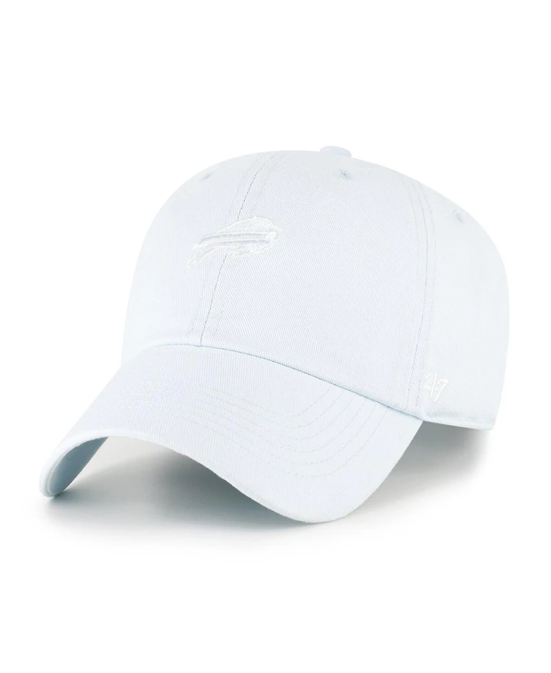 '47 Brand Women's Light Blue Buffalo Bills Base Runner Ballpark Clean Up Adjustable Hat