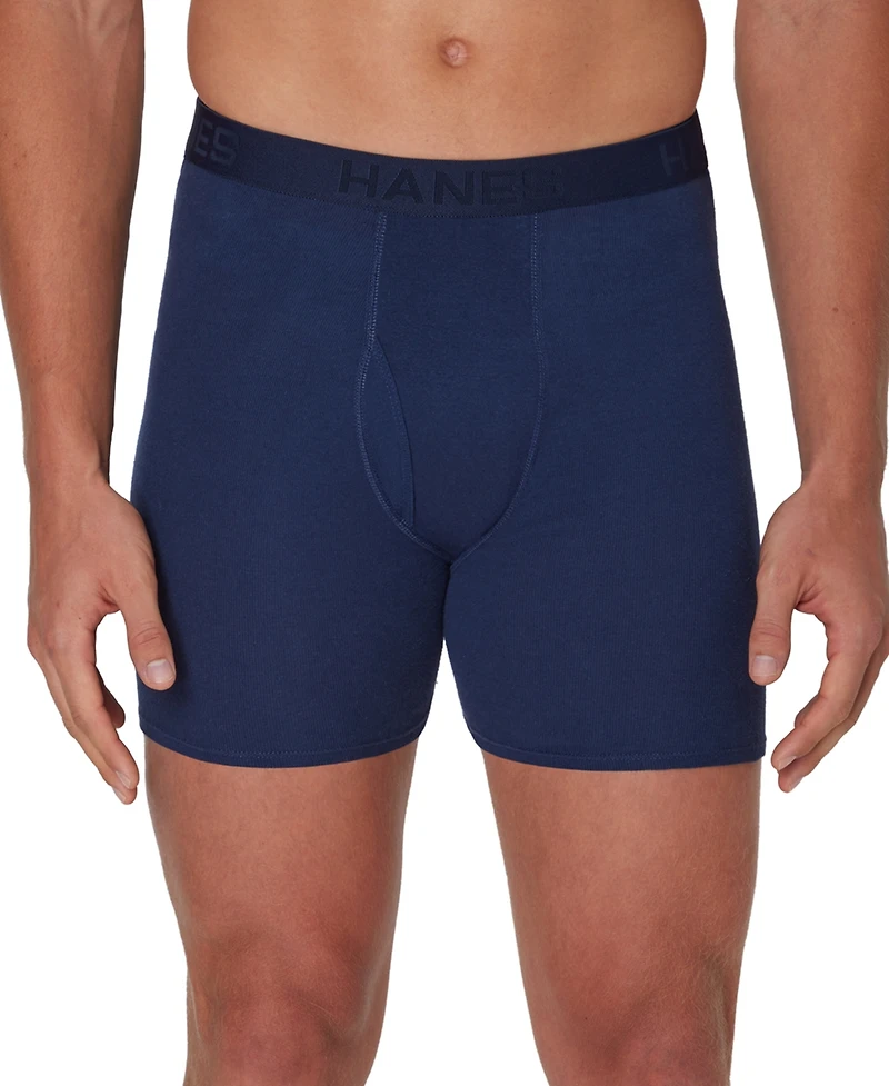 Hanes Men's Ultimate Stretch-Fit Boxer Briefs, 5-Pack