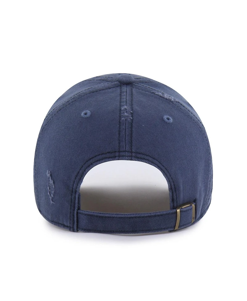 '47 Brand Men's Navy Florida Panthers Weathered Clean Up Adjustable Hat