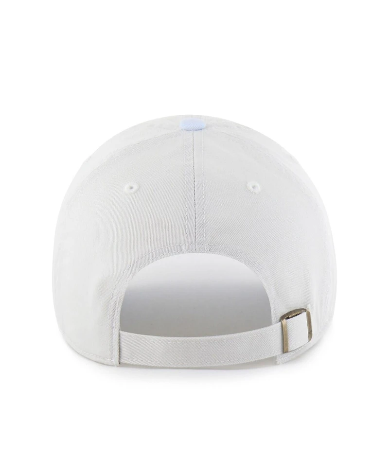 '47 Brand Women's White/Light Blue Texas Rangers Gelato Two-Tone Clean Up Adjustable Hat