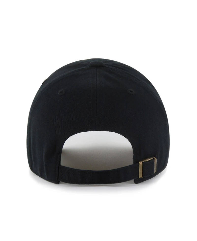 '47 Brand Men's Black Washington Capitals Alternate Clean Up Adjustable Hat