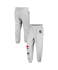 Stoney Clover Lane X '47 Brand Women's Heather Gray New York Yankees Venice Jogger Pants