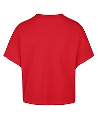 Stoney Clover Lane X '47 Brand Women's Red Philadelphia Phillies Oversized Notch Neck T-Shirt