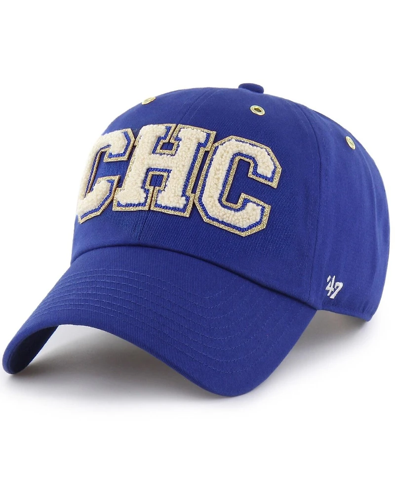 Stoney Clover Lane X '47 Brand Men's Royal Chicago Cubs Acro Charm Clean Up Adjustable Hat