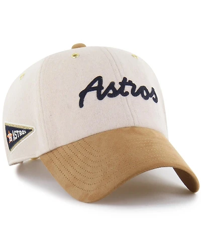 Stoney Clover Lane X '47 Brand Men's Natural/Tan Houston Astros Script Charm Clean Up Adjustable Hat
