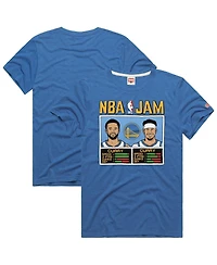 Homage Men's Stephen Curry Seth Royal Golden State Warriors Nba Jam Tri-Blend T-Shirt