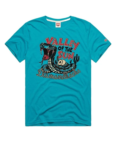 Homage Men's Teal Arizona Diamondbacks Tri-Blend Hyperlocal T-Shirt