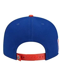 New Era Men's Royal/Orange New York Mets Stretched Two-Tone 9FIFTY Adjustable Hat