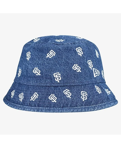 New Era Women's Denim San Francisco Giants Denim Micro Bucket Hat
